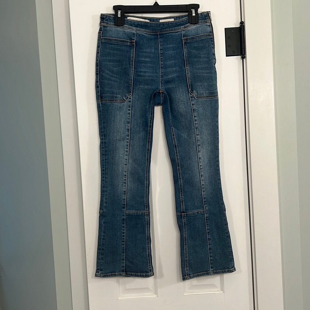 Pilcro and the Letterpress by Anthropologie kick flare crop jeans